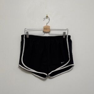Nike Fit Dry Black + White Running Shorts